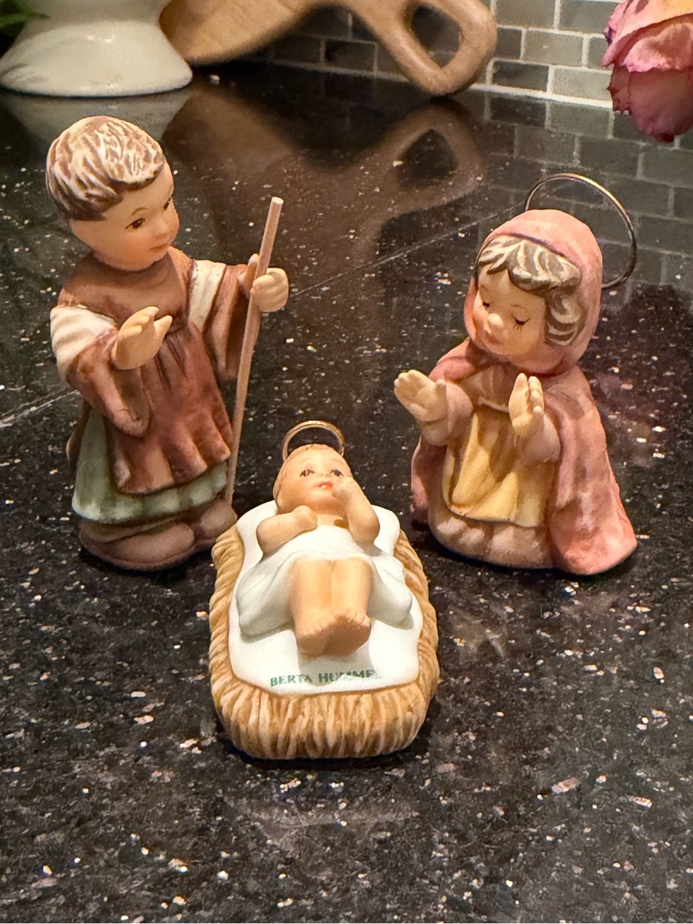 Goebel 1999 Berta Hummel Miniature Nativity, Holy Family